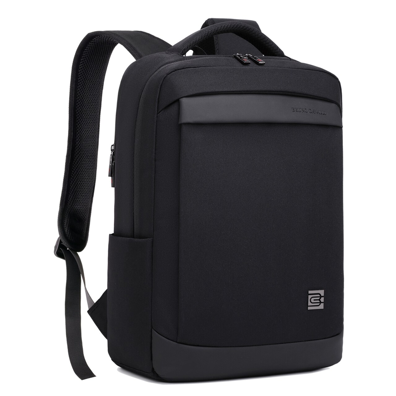 Slim Water Resistant Laptop Backpack, Black, for Men & Professionals